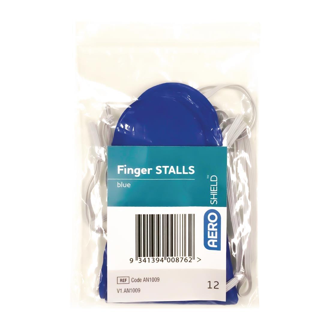 Fingerstalls Blue (Pack 12) - C697  - 3