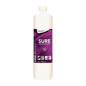 SURE Cleaner and Disinfectant Concentrate 1Ltr (6 Pack) - FA238  - 1