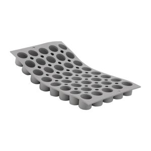 DeBuyer Elastomoule Silicone Mould 40 Mini Cylinders 14ml Each - DR491  - 1