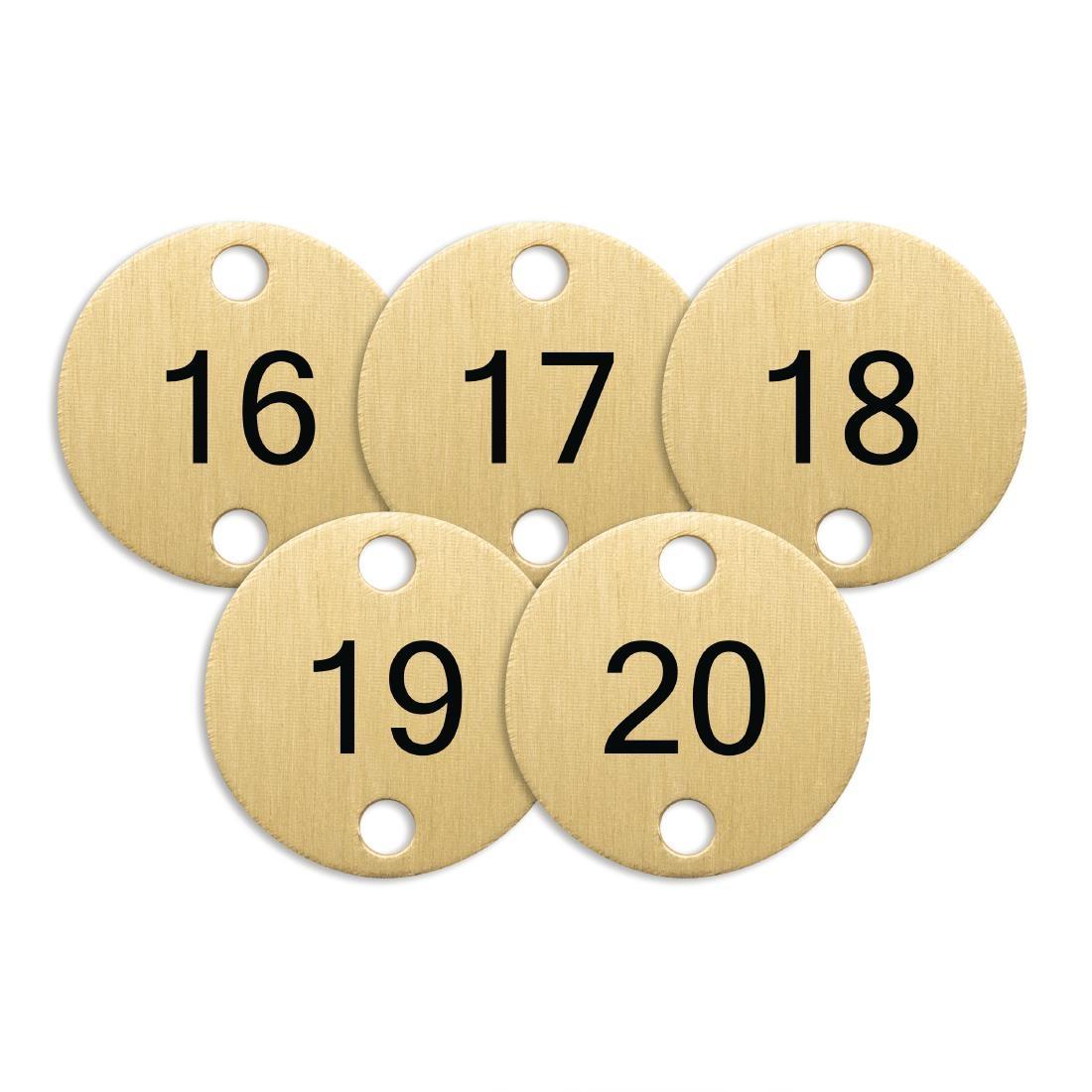 Bolero Table Numbers Bronze (16-20) - DY777  - 3