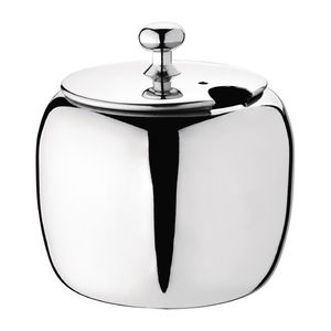 Olympia Cosmos Sugar Bowl Stainless Steel 82mm - J327  - 1