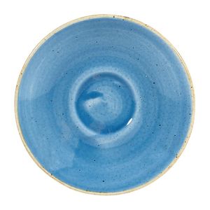 Churchill Stonecast Espresso Saucers Cornflower Blue 118mm (Pack of 12) - DY889  - 1