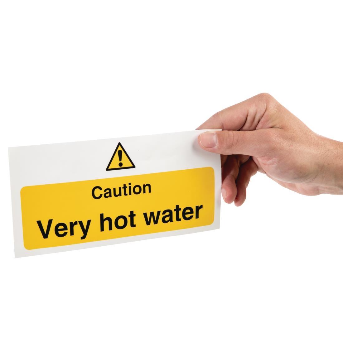 Vogue Caution Very Hot Water Sign - L849  - 3