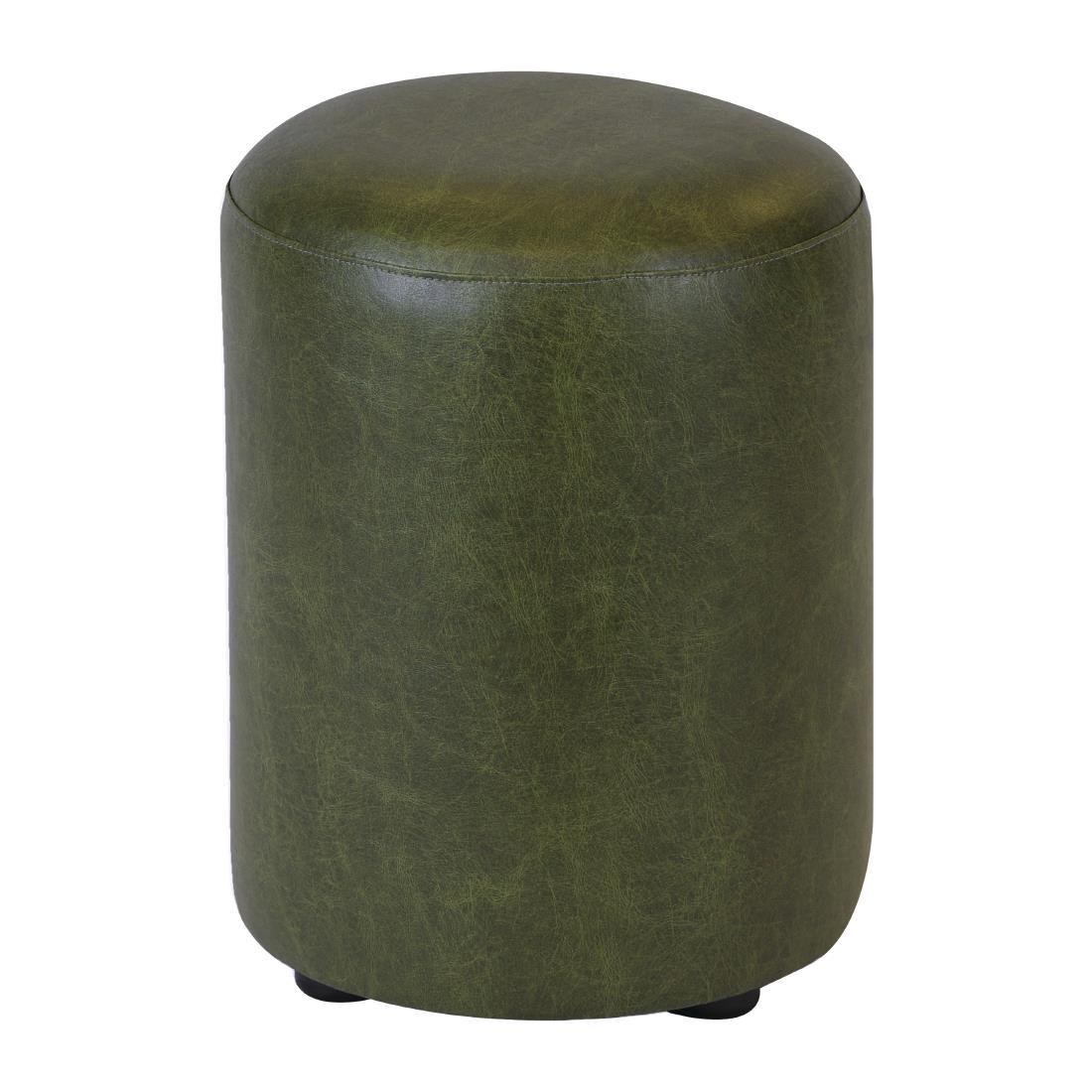 Cylinder Faux Leather Bar Stool Juniper (Pack of 2) - FT454  - 1