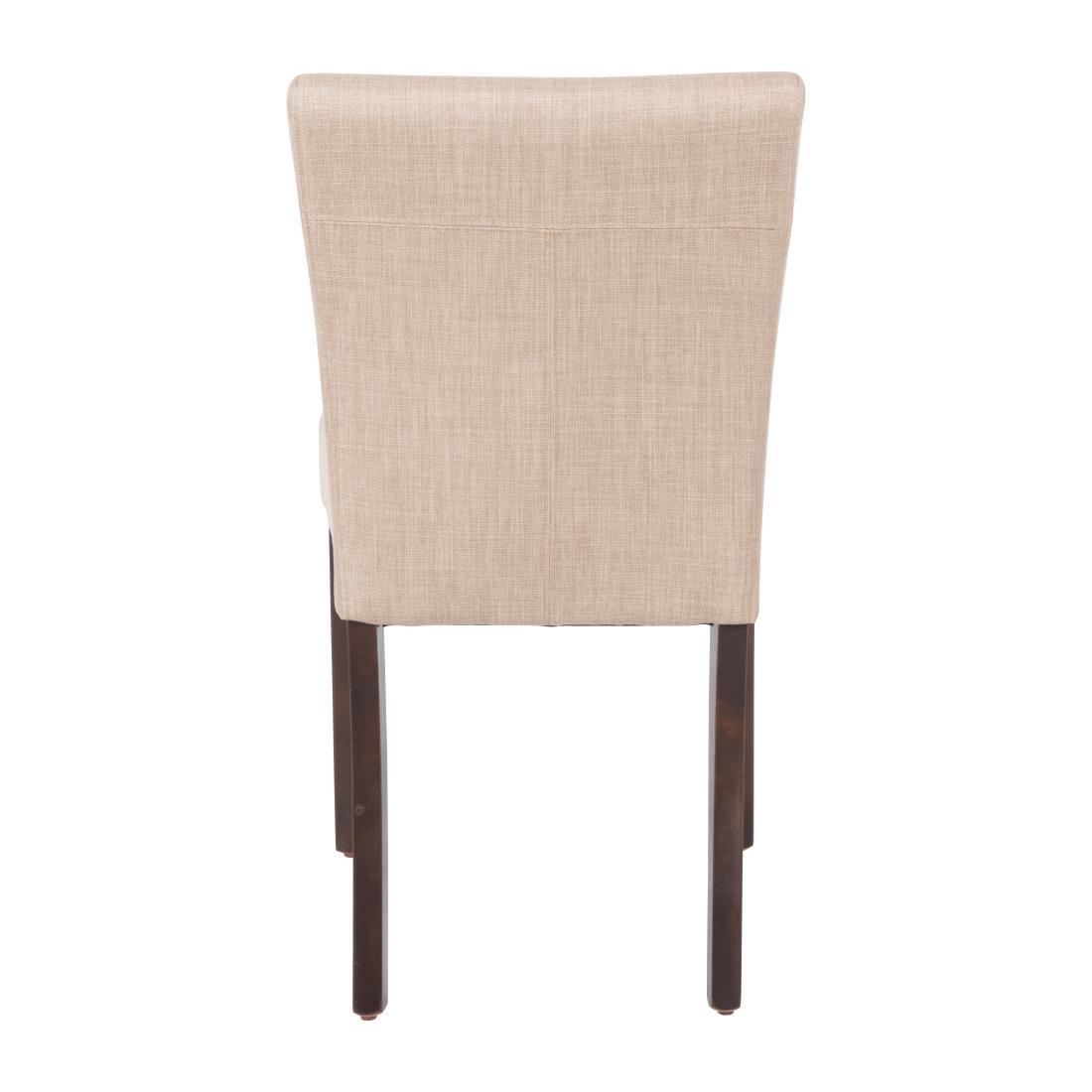 GR367 - Bolero Contemporary Dining Chair Natural (Pack 2) - GR367  - 3
