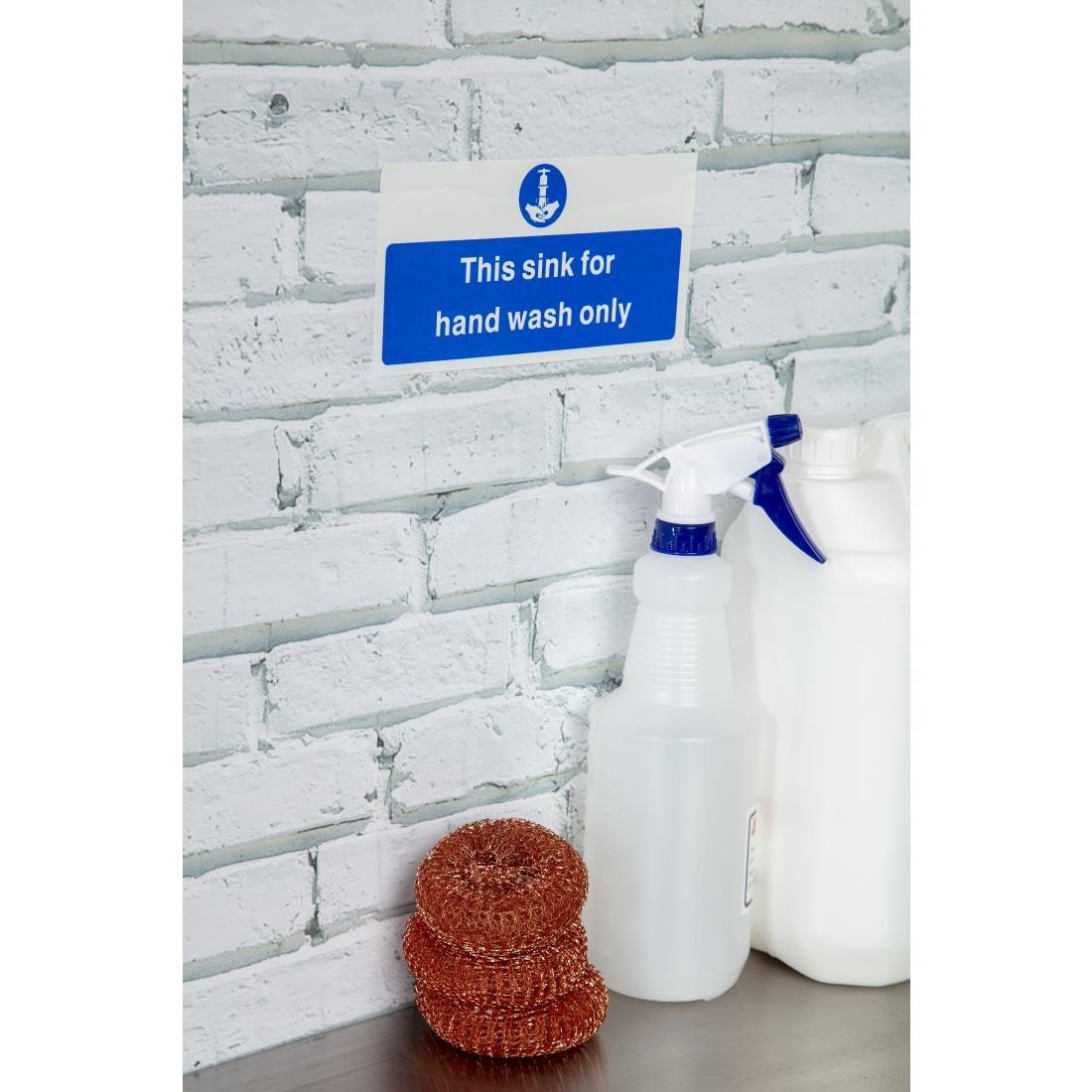 Vogue Hand Wash Only Sign - L952  - 2
