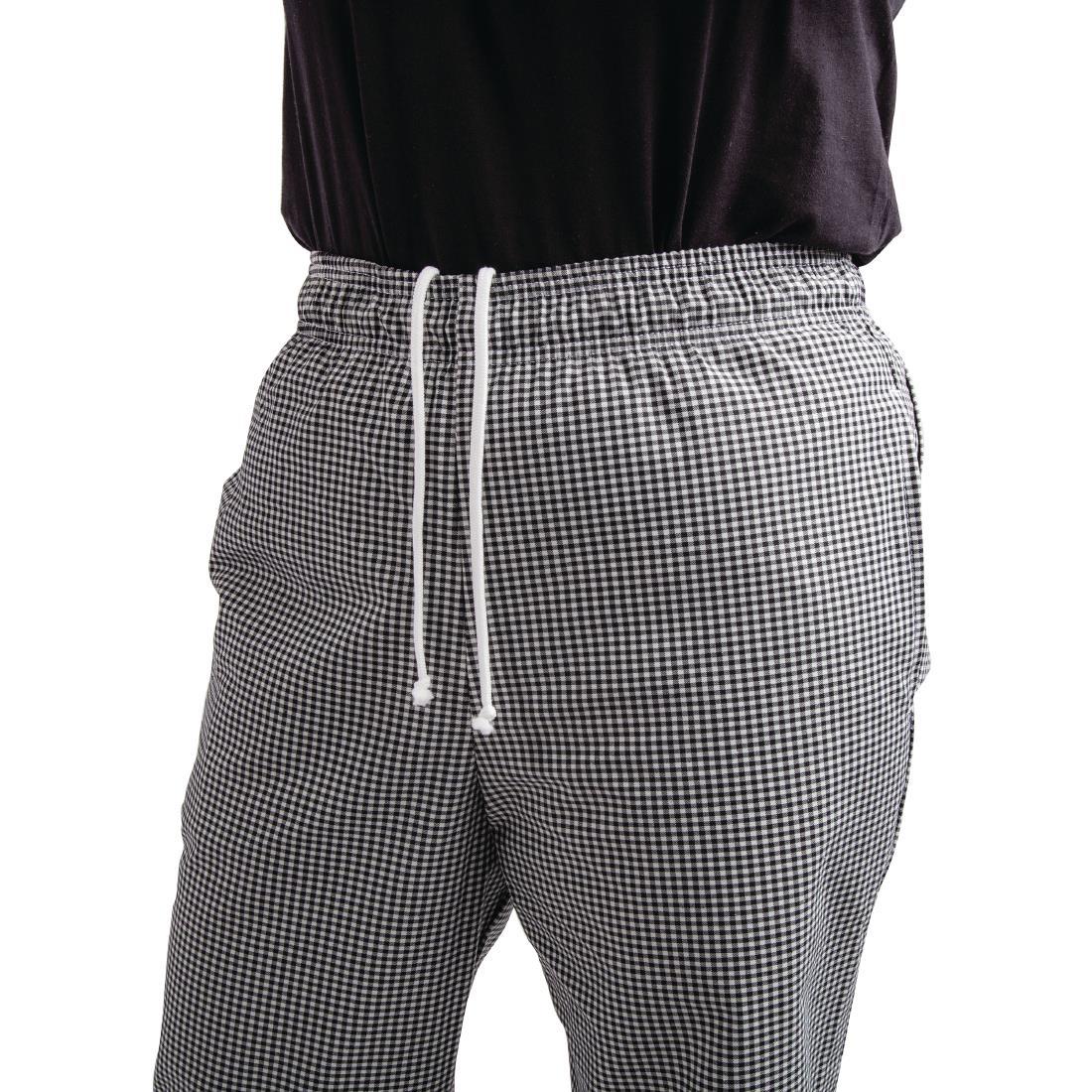 Whites Easyfit Trousers Teflon Black Check XL - A026T-XL  - 7