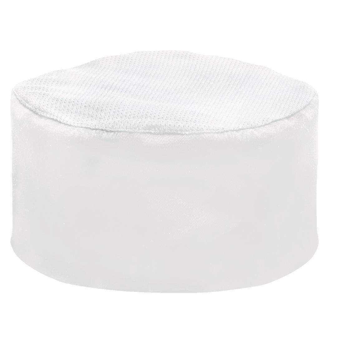 Chef Works Cool Vent Beanie White - A703  - 3
