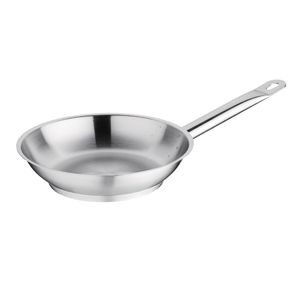Vogue Stainless Steel Induction Frying Pan 200mm - M924  - 1