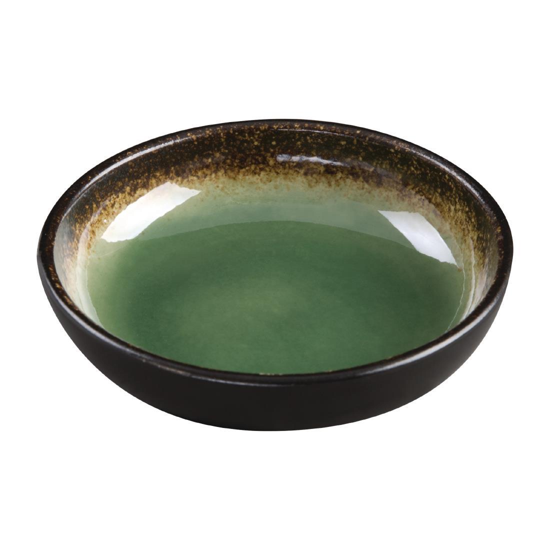 Olympia Nomi Dipping Dish Green 25mm (Pack of 12) - CW526  - 2