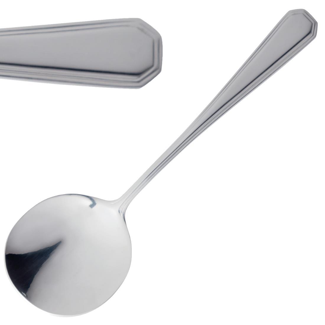 Olympia Monaco Soup Spoon (Pack of 12) - D058  - 1