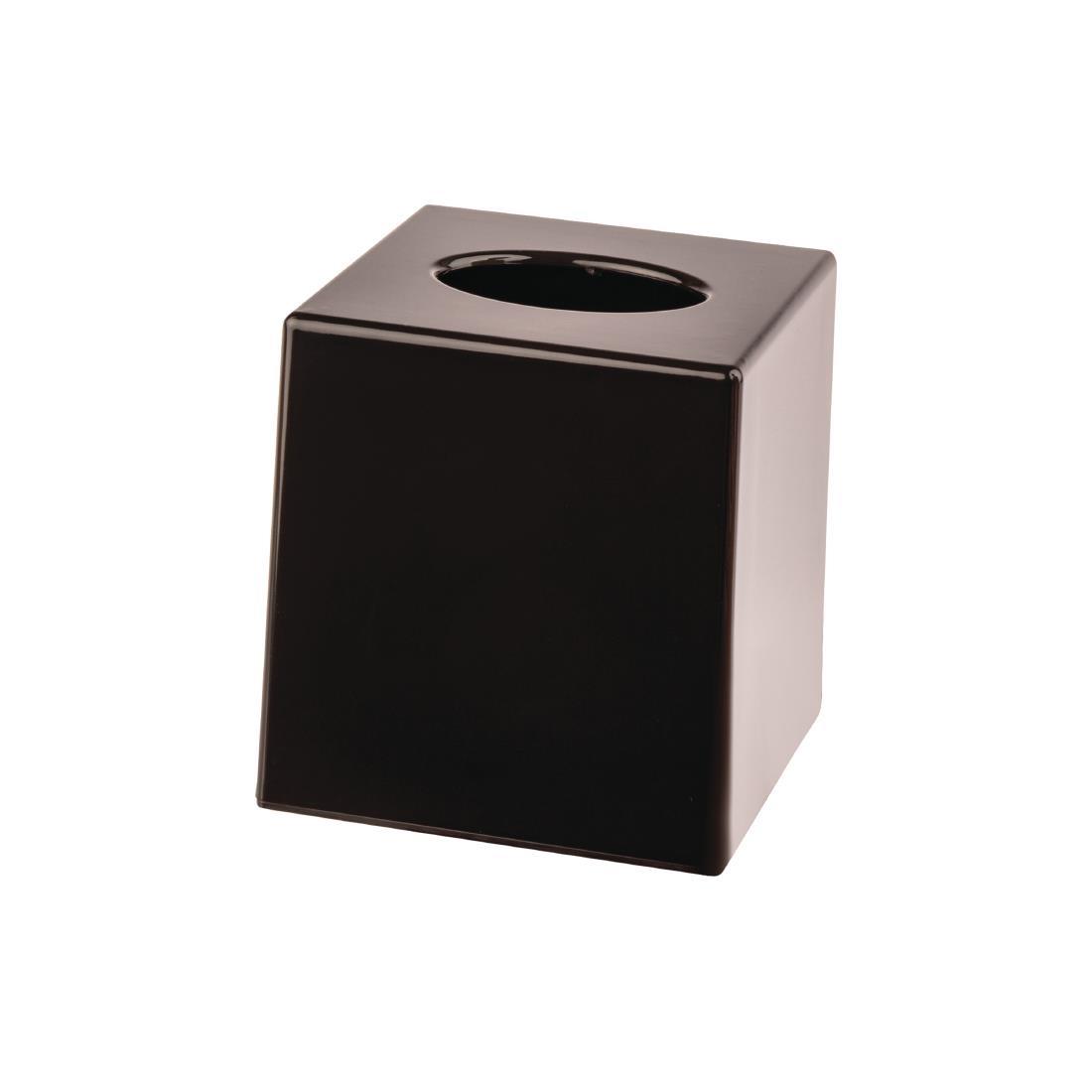 Black Cube Tissue Holder - DA603  - 3