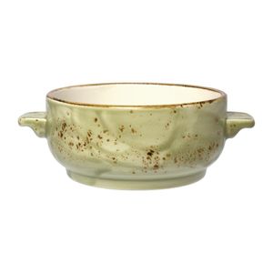 Steelite Craft Green Soup Casserole Bowls 425ml (Pack of 6) - V069  - 1
