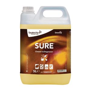 SURE Kitchen Cleaner and Degreaser Concentrate 5Ltr (2 Pack) - FA242  - 1