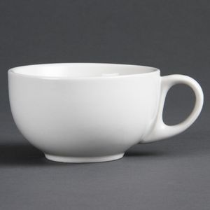 Bulk Buy Olympia Whiteware Cappuccino Cups 284ml 10oz (Pack of 36) - SA322  - 1