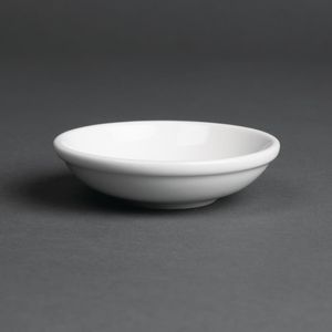 Royal Porcelain Kana Thick Sauce Dishes 85mm (Pack of 60) - CG116  - 1