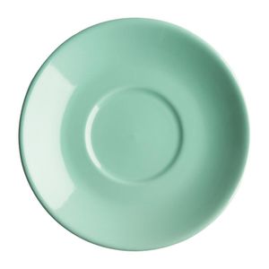 Olympia Cafe Flat White Saucers Aqua 135mm (Pack of 12) - FF998  - 1