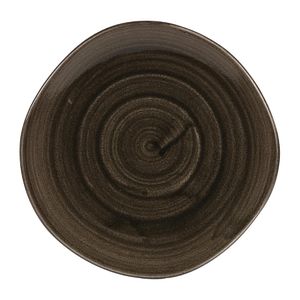 Churchill Stonecast Patina Round Trace Bowls Iron Black 253mm (Pack of 12) - DY906  - 1