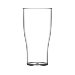 BBP Polycarbonate Nucleated Half Pint Glasses  CE Marked (Pack of 48) - U402  - 1