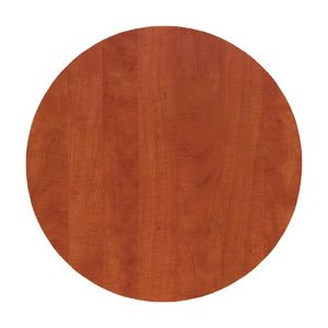 Werzalit Pre-drilled Round Table Top  Wild Pear Cognac 600mm - CG690  - 1