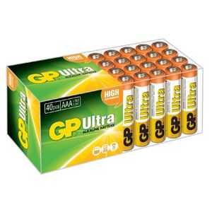 GP Ultra Battery Alkaline AAA (Pack of 40) - FS711  - 1