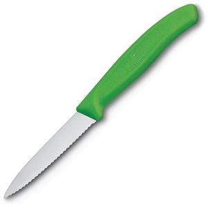 Victorinox Serrated Paring Knife Green 8cm - CP841  - 1