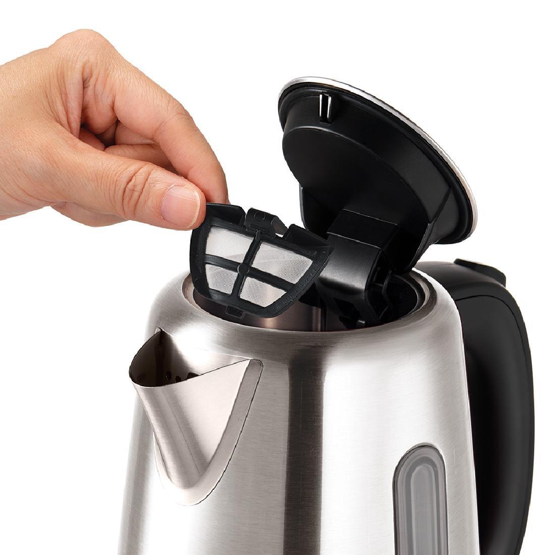 Morphy richards store brushed steel kettle