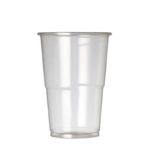 eGreen Premium Disposable Half Pint Glasses CE Marked 284ml (Pack of 1000) - CP890  - 1