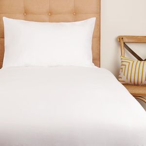Eco Fitted Sheet White Double - HD230  - 1