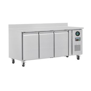 Polar U-Series Triple Door Counter Freezer with Upstand 417Ltr - DL917  - 1