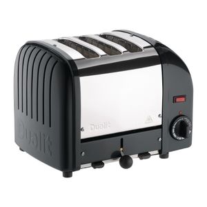 Dualit 3 Slice Vario Toaster Black 30076 - CD312  - 1