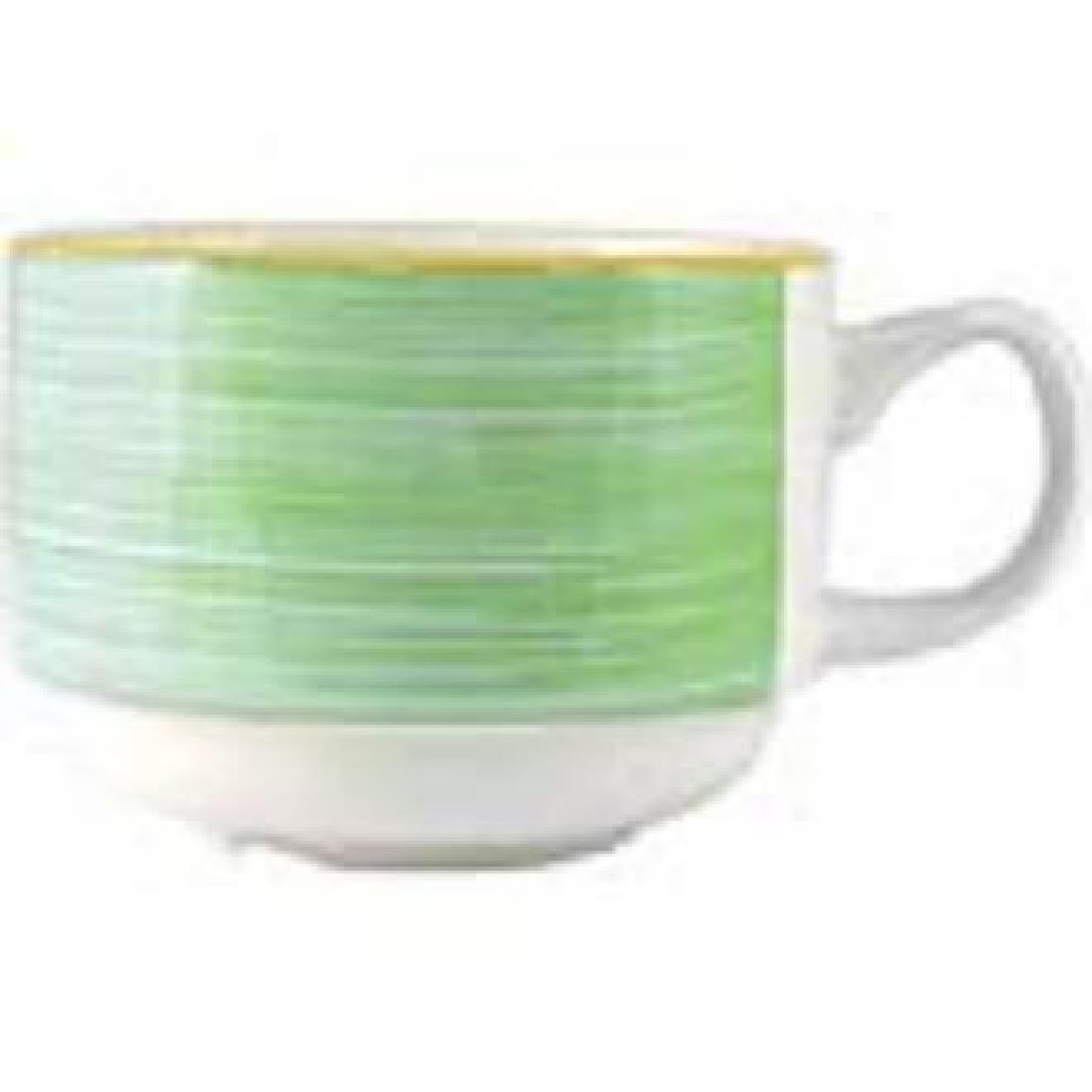 Steelite Rio Green Slimline Stacking Cups 200ml (Pack of 36) - V2882  - 1