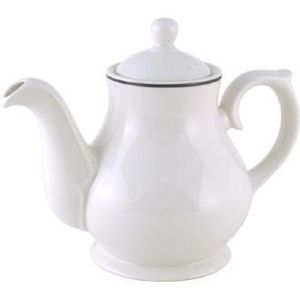 Churchill Black Line Tea and Coffee Pots 852ml (Pack of 4) - P702  - 1