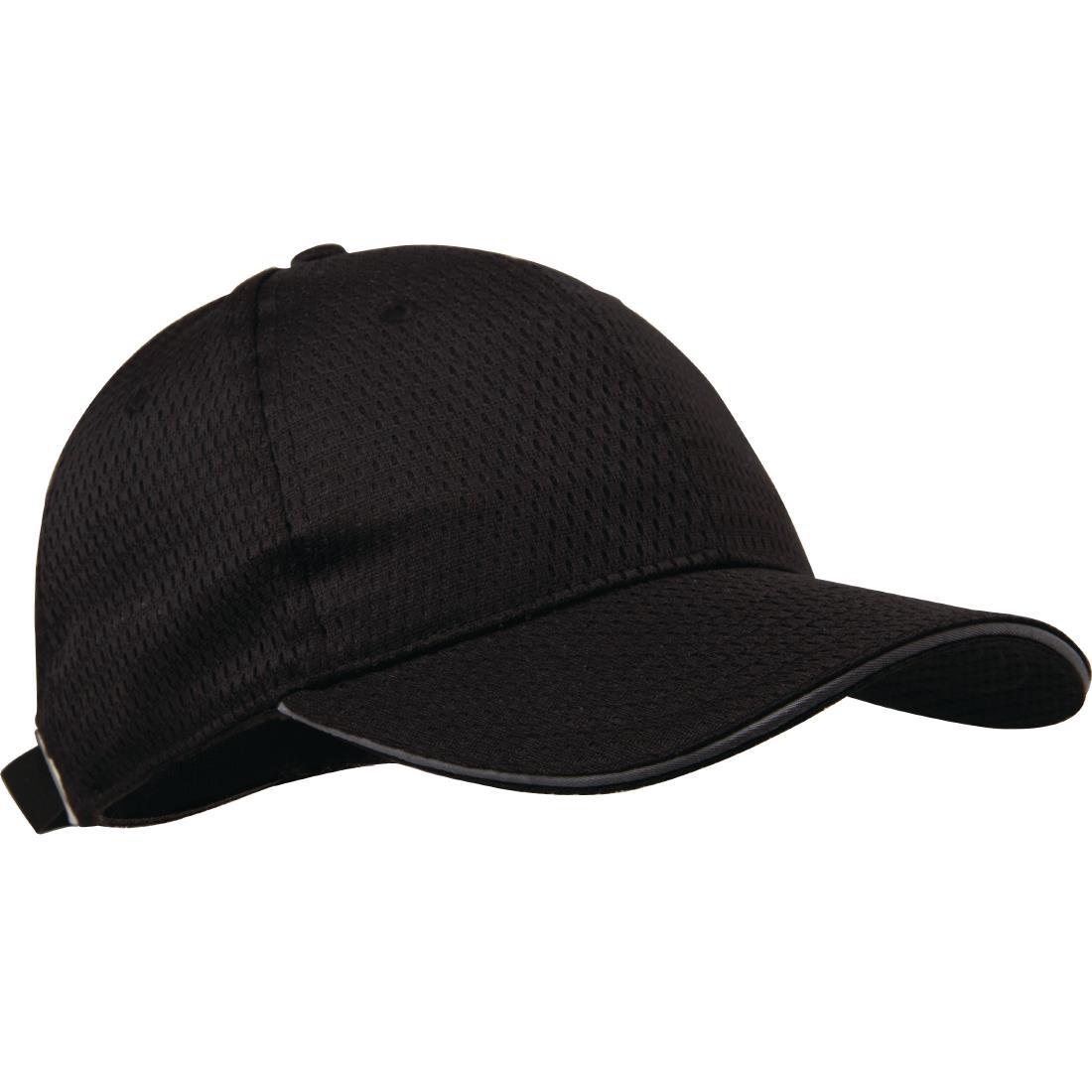 Chef Works Cool Vent Baseball Cap with Grey - A942  - 3