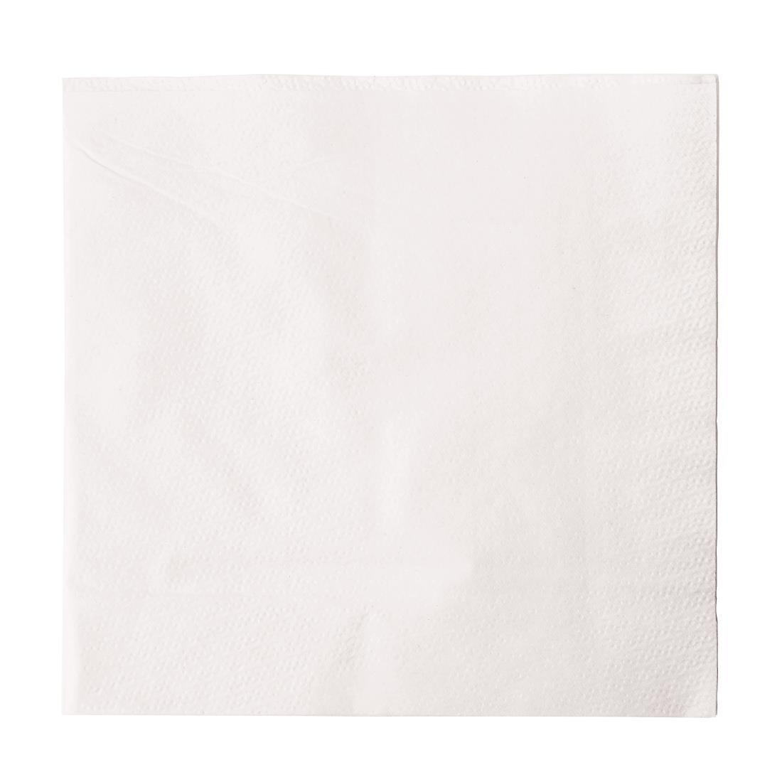 Lunch Napkin White 33x33cm 1ply 1/4 Fold (Pack of 5000) - GG996  - 1
