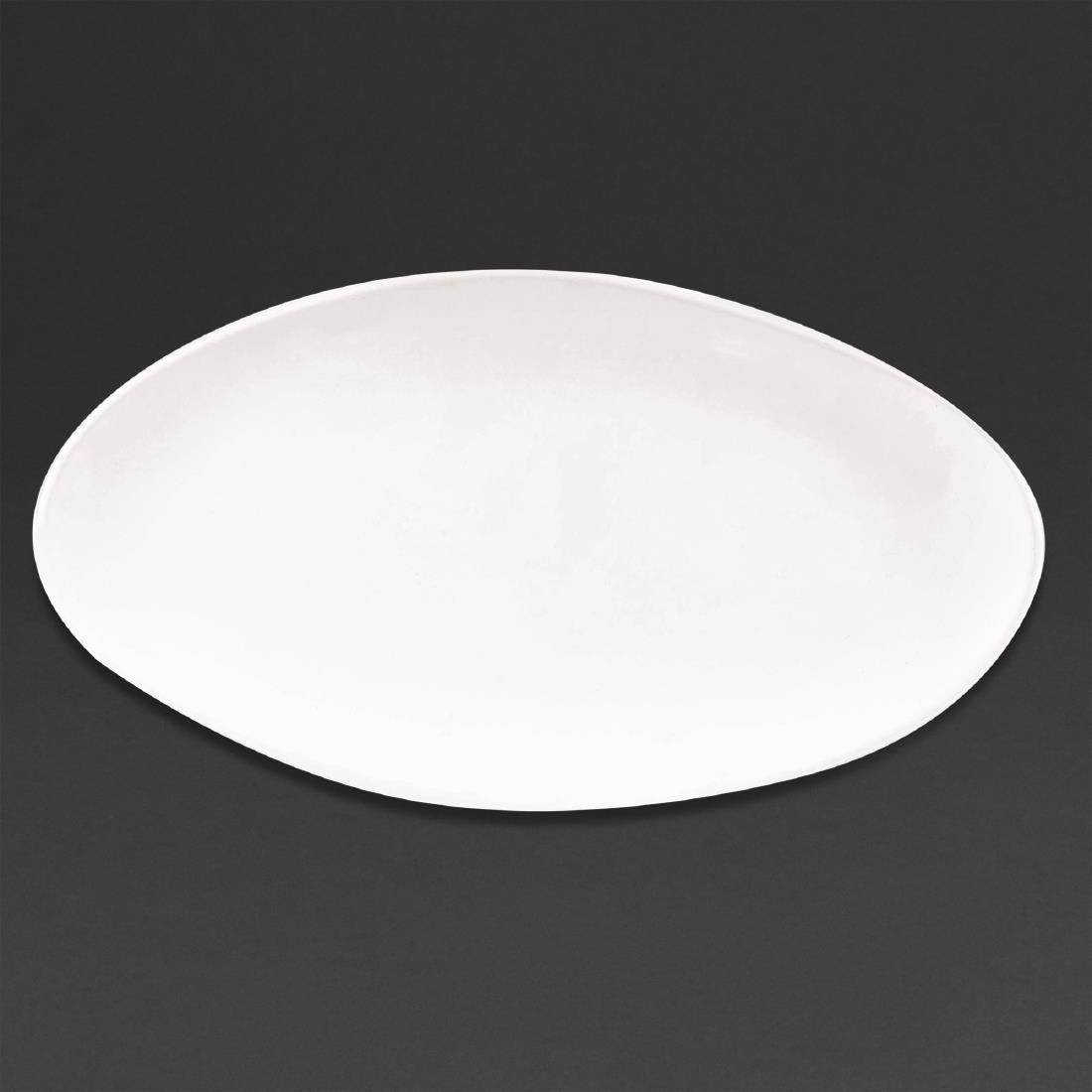 Churchill Alchemy Buffet Melamine Trace Trays White 325mm (Pack of 6) - DW310  - 1