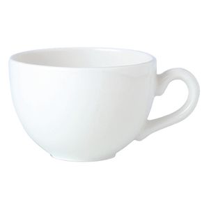 Steelite Simplicity White Low Empire Cups 227ml (Pack of 36) - V0066  - 1