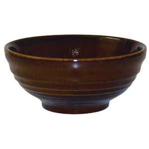 Churchill Bit on the Side Brown Ripple Snack Bowls 120mm (Pack of 12) - DL410  - 1