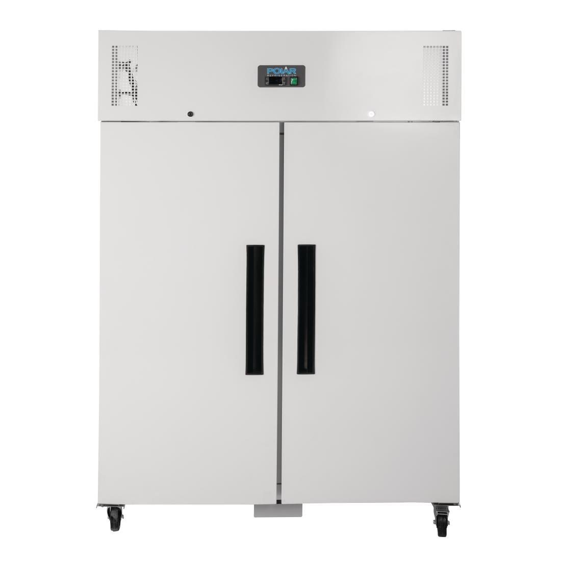 Polar G-Series Upright Double Door Freezer 1200Ltr White - CD616  - 6