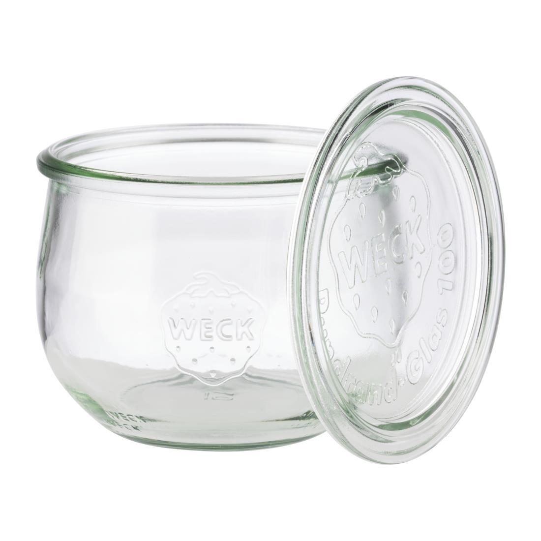 APS Weck Glasses With Lid 580ml (Pack of 6) - FT200  - 3
