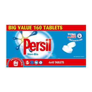 Persil Pro Formula 80 Wash Non-Biological Laundry Detergent Tablets (160 Pack) - FT007  - 1