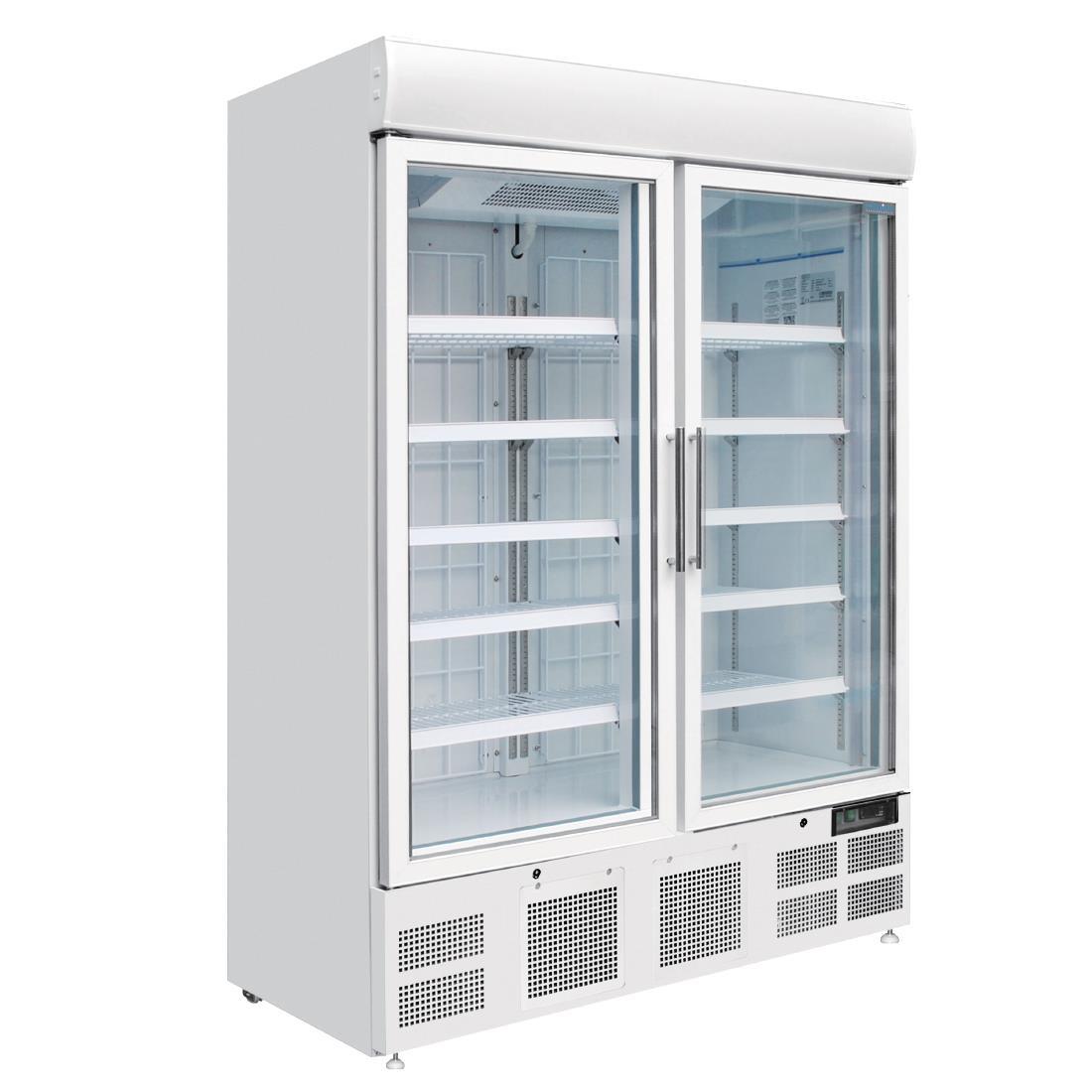 Polar G-Series Upright Display Freezer 920Ltr White - GH507  - 1