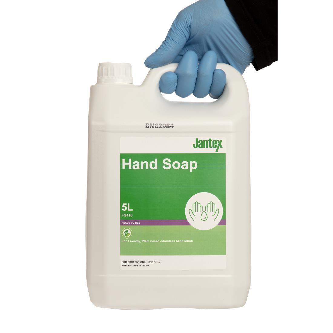 Jantex Green Hand Soap Lotion Ready To Use 5Ltr - FS416  - 4