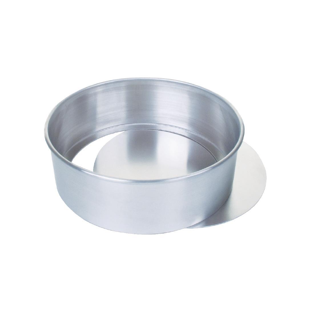 Aluminium Cake Tin With Removable Base 260mm - CE526  - 1
