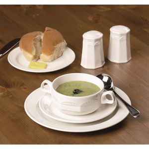 Steelite Monte Carlo White Soup Plates 215mm (Pack of 24) - V3739  - 1