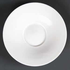 Olympia Lumina Fine China Saucers 140mm (Pack of 12)