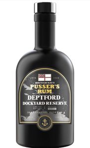 Pussers Rum Deptford Dockyard Reserve Bottles - Special Edition Matt Black Bottles