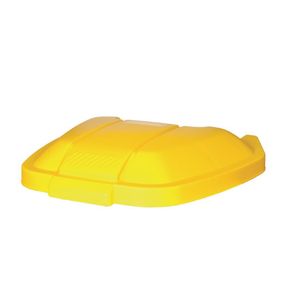 Rubbermaid Mobile Container 100Ltr Yellow Lid