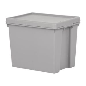 Wham Bam Upcycled Cement Grey Storage Box & Lid 24Ltr