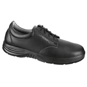 Abeba Extra Light Microfiber Lace Up Safety Shoe Black 36